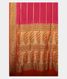 Magenta Banarasi Georgette Silk Saree with Paithani Border T2342235