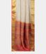 White Silk Embroidery Kota Saree  T2322284