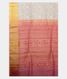 White Silk Embroidery Kota Saree  T2322255