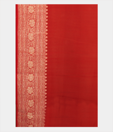 Beige Georgette Silk Saree T2335893