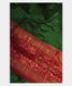 Bottle Green Ikat Silk Saree T2341481