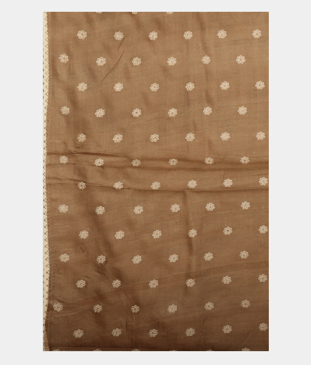 Beige Tussar Printed Saree T2286013