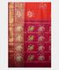 Red Ikat Silk Saree T2344054