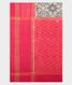 White Ikat Silk Saree T2351235
