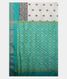  White Ikat Silk Saree  T2343974