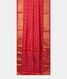 Pinkish Red Ikat Silk Saree  T2343272
