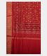 Maroon Ikat Silk Saree T2343844