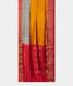 Yellow Ikat Silk Saree T2343932