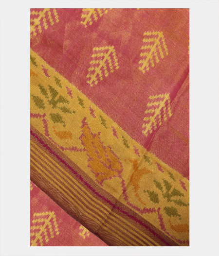 Light Pink Patola Silk Saree LE7629-image