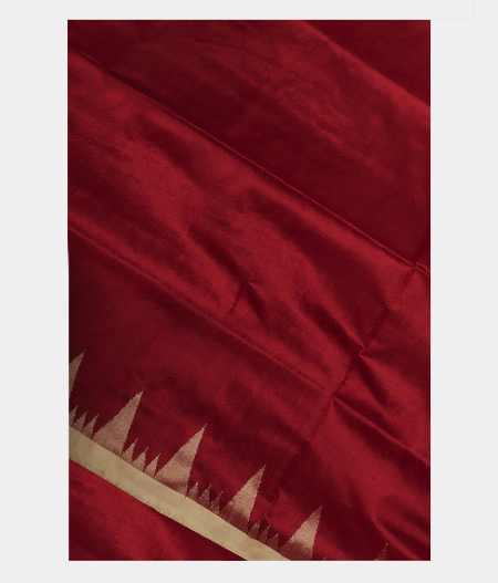Maroon Orissa Silk Saree LL1976-image