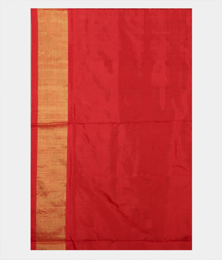 Bottle Green Ikat Silk Saree T2343983