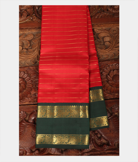 Red Handwoven Kanjivaram Silk Saree T229523-image