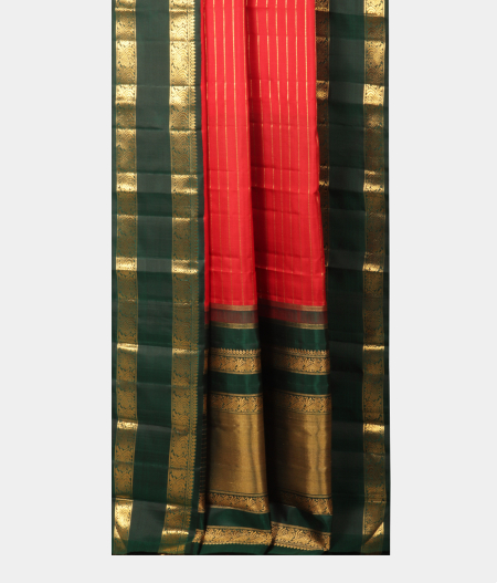Red Handwoven Kanjivaram Silk Saree T2295232