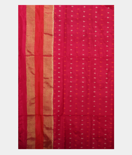 Green Ikat Silk Saree T2343643