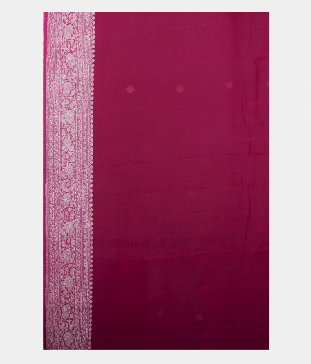 Grey Georgette Silk Saree T2336413