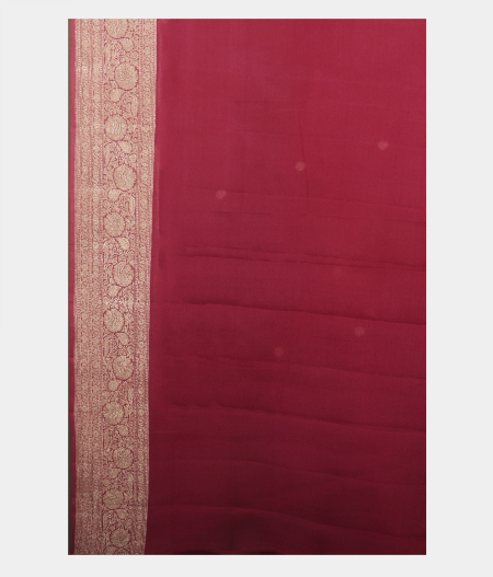 Rosewood Georgette Silk Saree T2336003