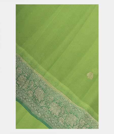 Light Green Georgette Silk Saree T233594-image