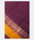 Purple Silk Cotton Saree T2337551