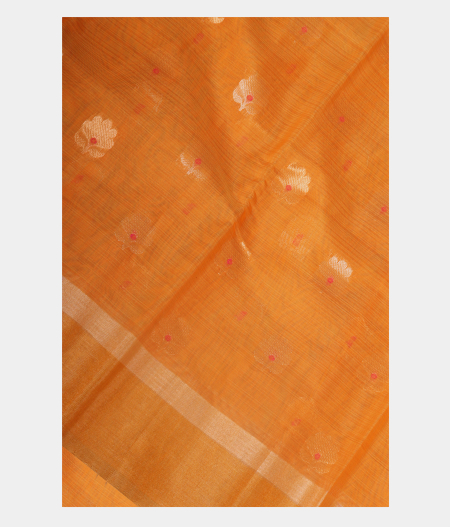 Yellow Silk Cotton Saree T233743-image