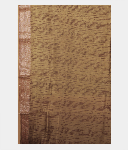 Green Soft Printed Cotton Saree T2332013