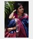 Blue Tussar Embroidery Saree T2354081