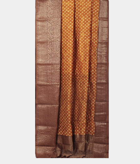 Yellow Soft Printed Cotton Saree T2332042