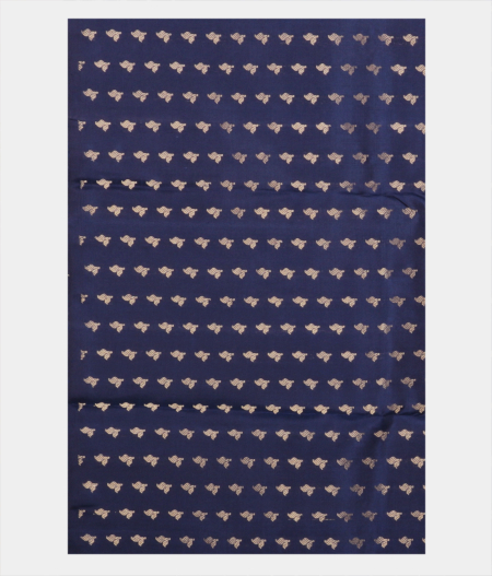 Blue Handwoven Kanjivaram Silk Saree T2289803