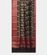 Black Soft Printed Cotton Saree T2146382