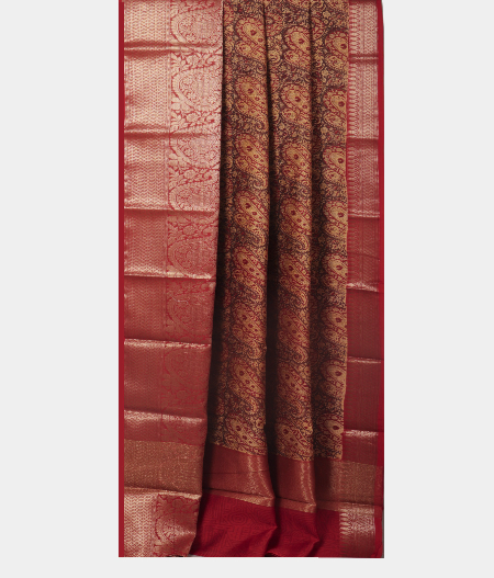 Brown Soft Printed Cotton Saree T2331952