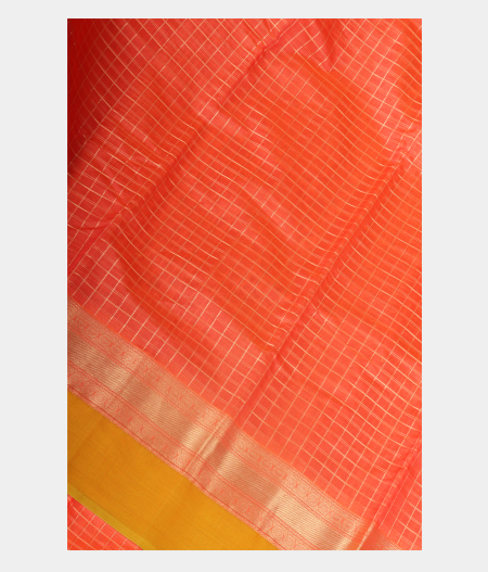 Peach Silk Cotton Saree T233752-image