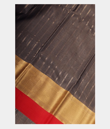 Grey Silk Cotton Saree T233698-image