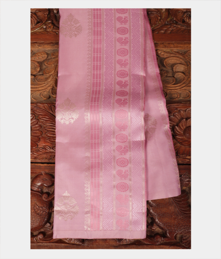 Lavender Handwoven Kanjivaram Silk Saree T228983-image