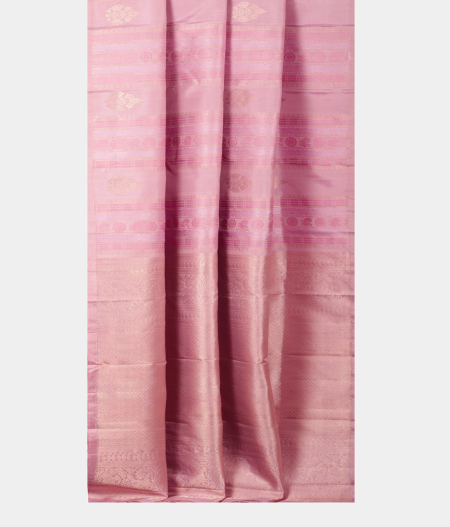 Lavender Handwoven Kanjivaram Silk Saree T2289832