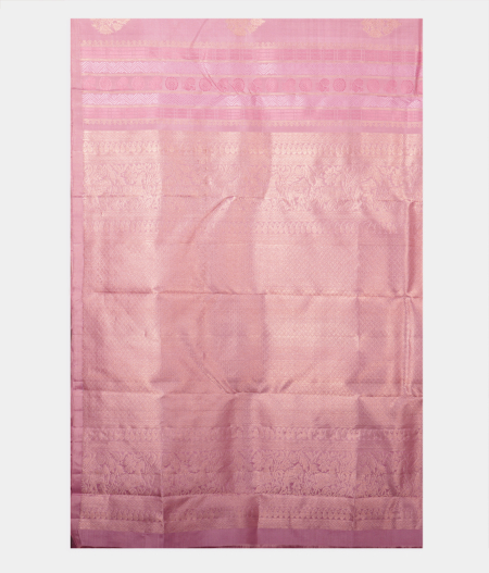 Lavender Handwoven Kanjivaram Silk Saree T2289834