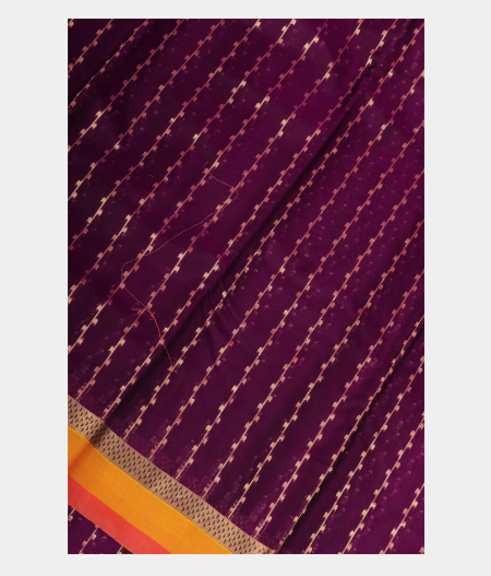 Purple Silk Cotton Saree T233705-image