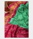 Green Bandhani Patola Silk Saree T2357771