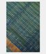 Peacock Blue Silk Cotton Saree T2337301
