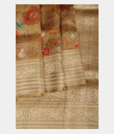 Green Banaras Kathan Silk Saree T2353552