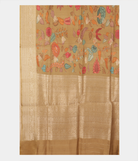 Green Banaras Kathan Silk Saree T2353555