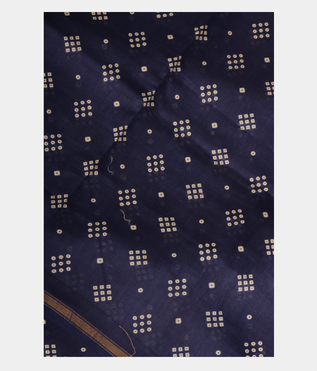 Blue Soft Printed Cotton Saree T228535-image