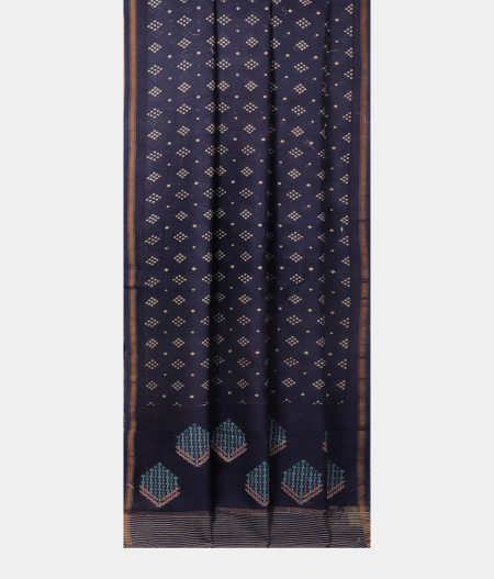 Blue Soft Printed Cotton Saree T2285352