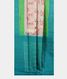 Light Grey Ikat Silk Saree T2316092