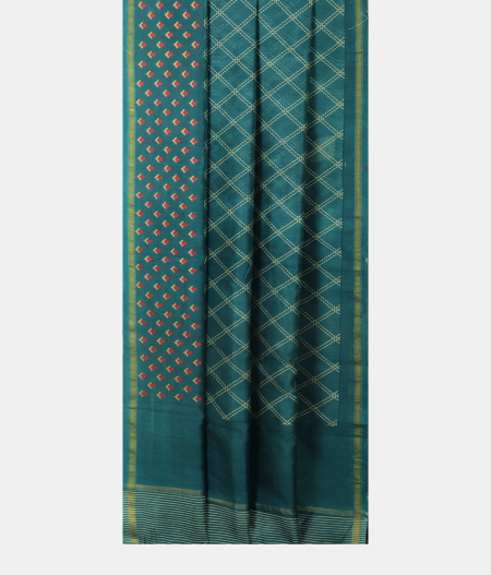 Blue Soft Printed Cotton Saree T2285702