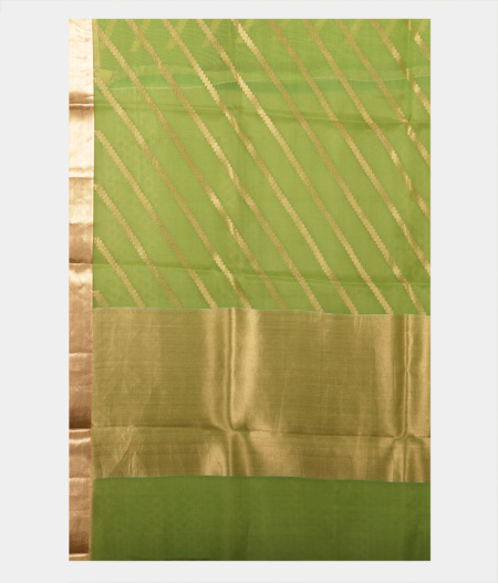 Green Banaras Organza Saree T2280225