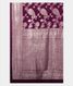 Purple Tussar Georgette Silk Saree T2338385