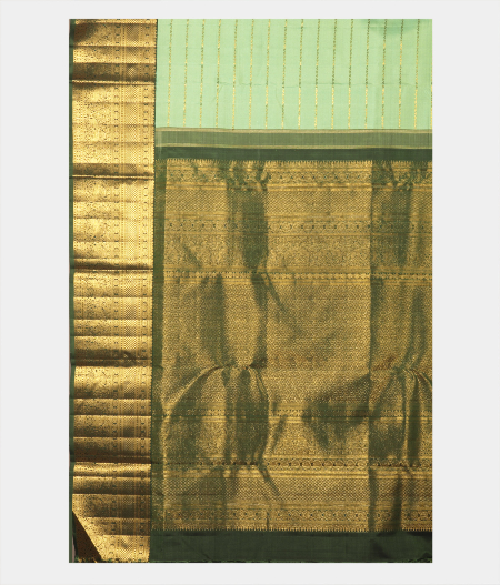 Aqua Green Handwoven Kanjivaram Silk Saree T2359074