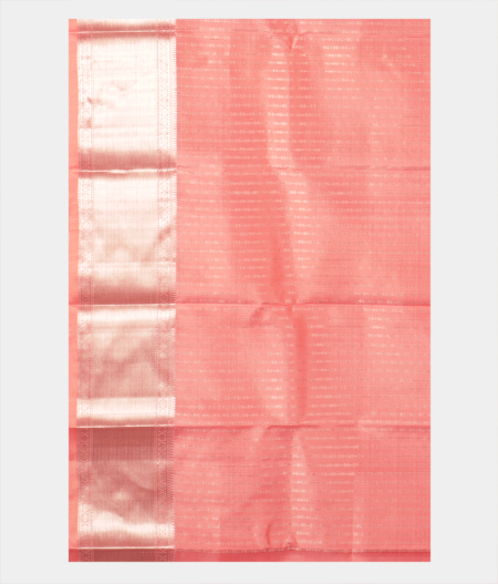 Peach Handwoven Kanjivaram Silk Saree T2212093