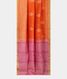 Orange Kota Cotton Saree T2318812