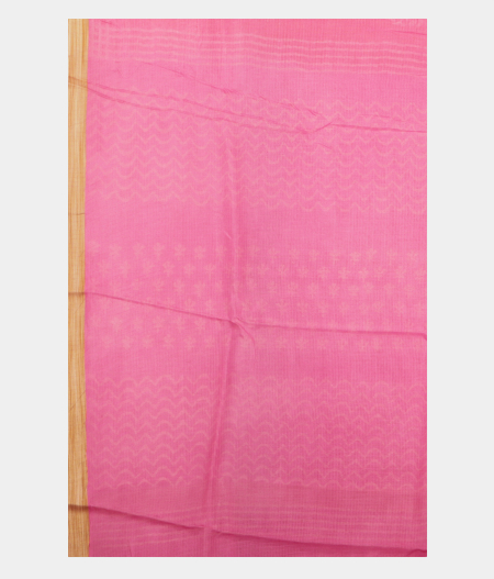 Orange Kota Cotton Saree T2318813