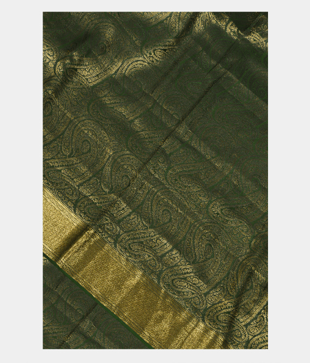 Green Crepe Silk Saree T234906-image